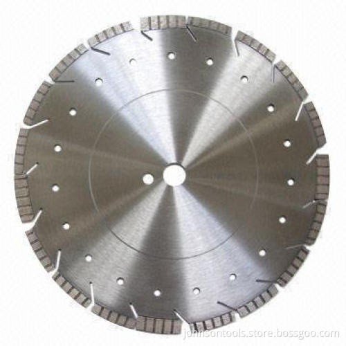 350mm turbo saw blade, laser welded, for wet and dry cutting stones or concretes, with turbo segment